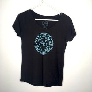 Life is Good bicycle Short sleeve Tshirt
